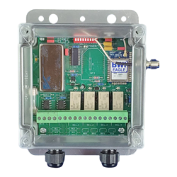 461-8000-VBR-DC, Air-Eagle XLT Plus
900MHz, Four Relay, Momentary or Toggle, Sends Confirmation of Relay Activation to Transmitter, 9-36VDC Powered